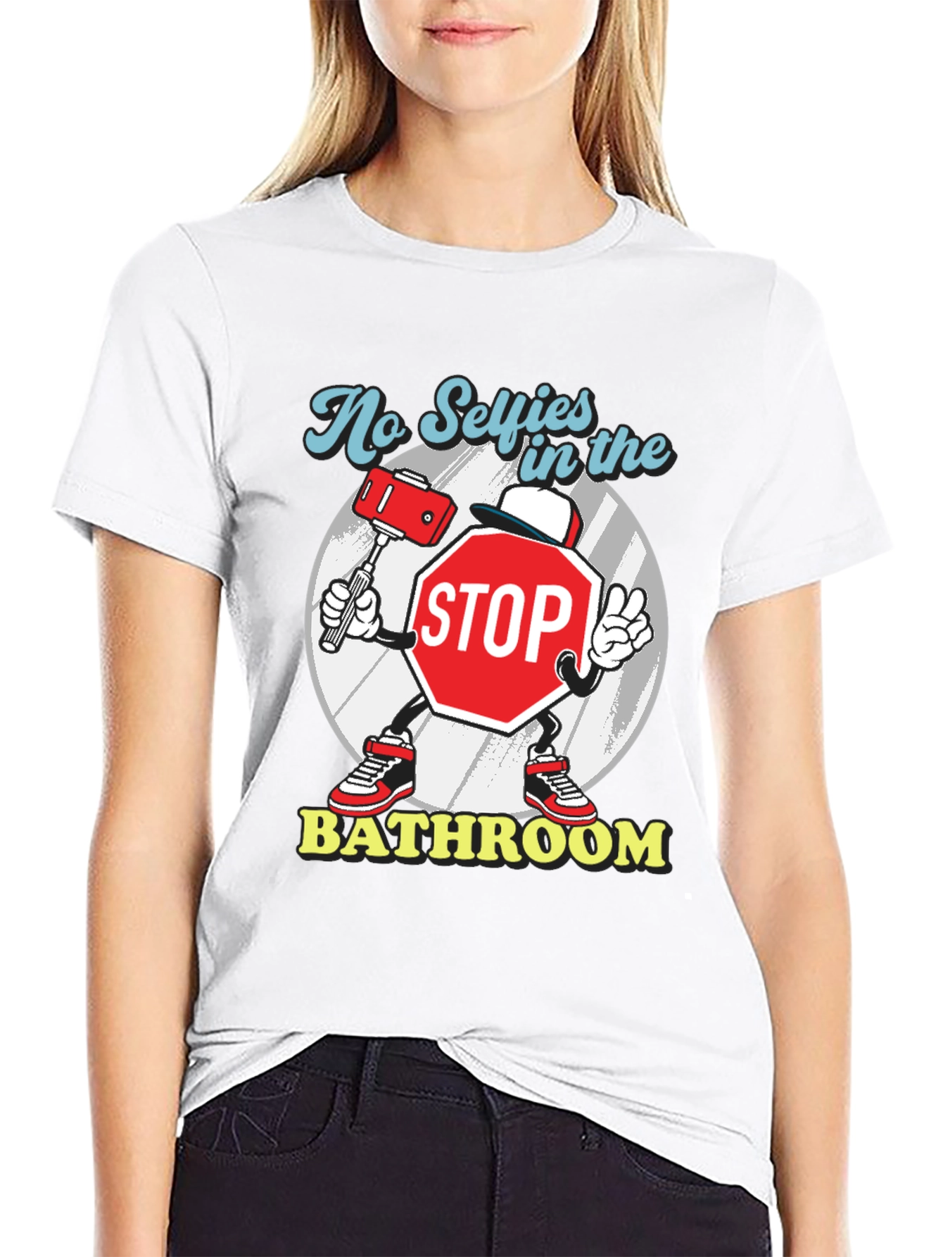 No Selfies in the Bathroom T-Shirt