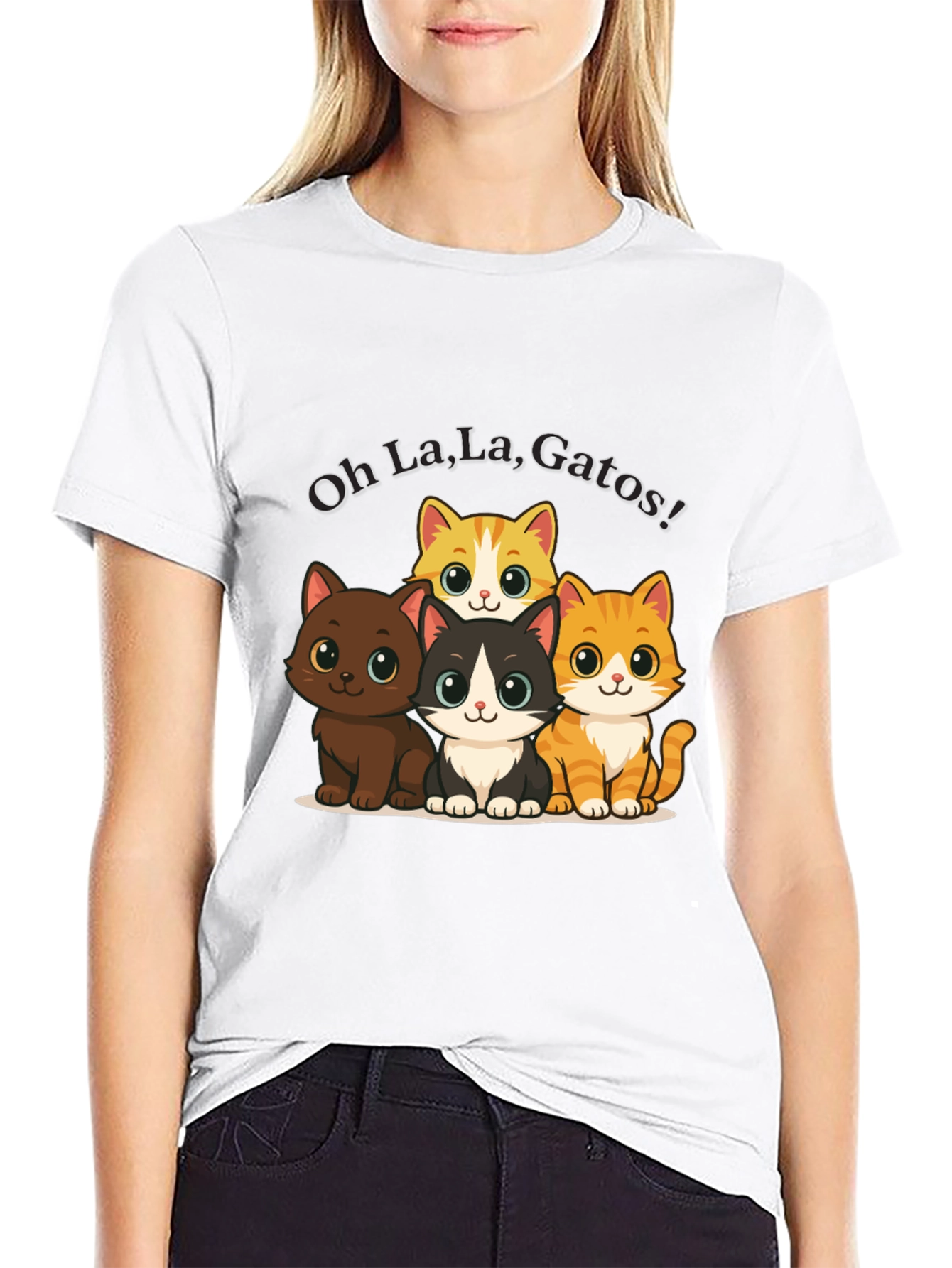 Oh La La Gatos! Cat Lovers T-Shirt