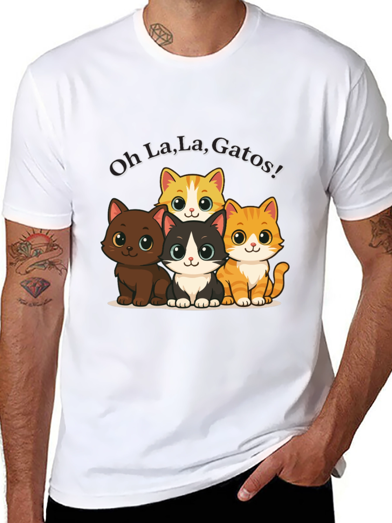 Oh La La Gatos! Cat Lovers T-Shirt