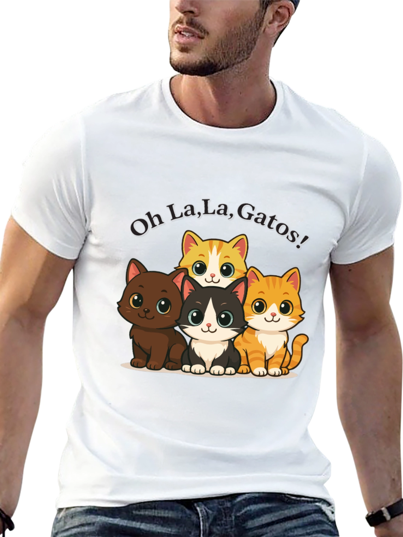 Oh La La Gatos! Cat Lovers T-Shirt