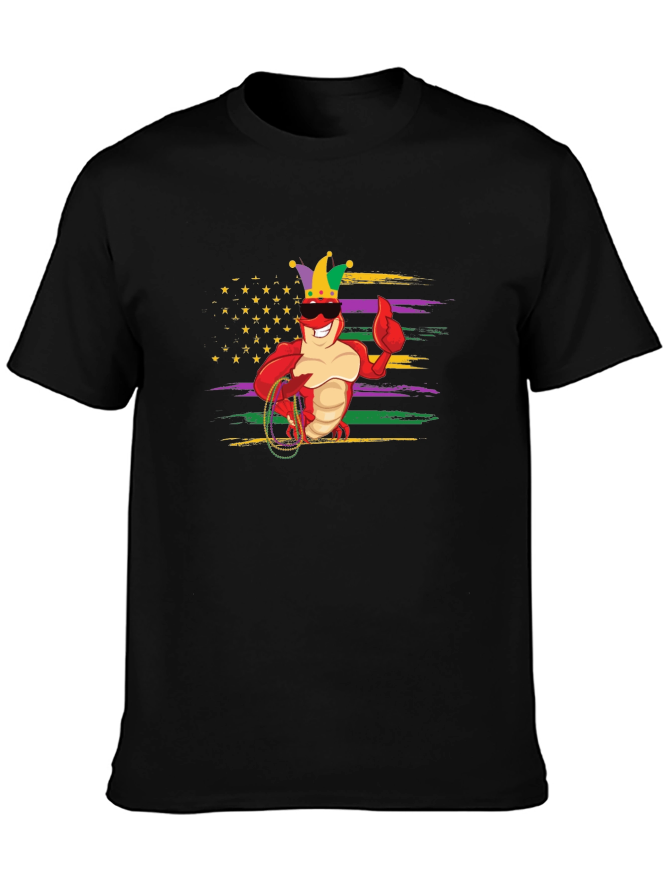 Mardi Gras Lobster Graphic Tee