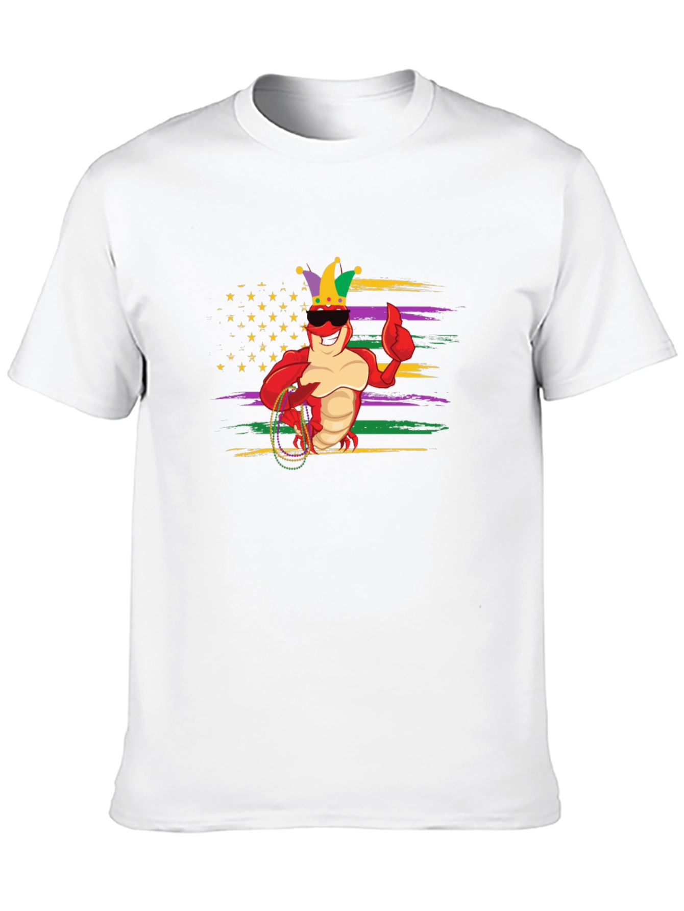 Mardi Gras Lobster Graphic Tee