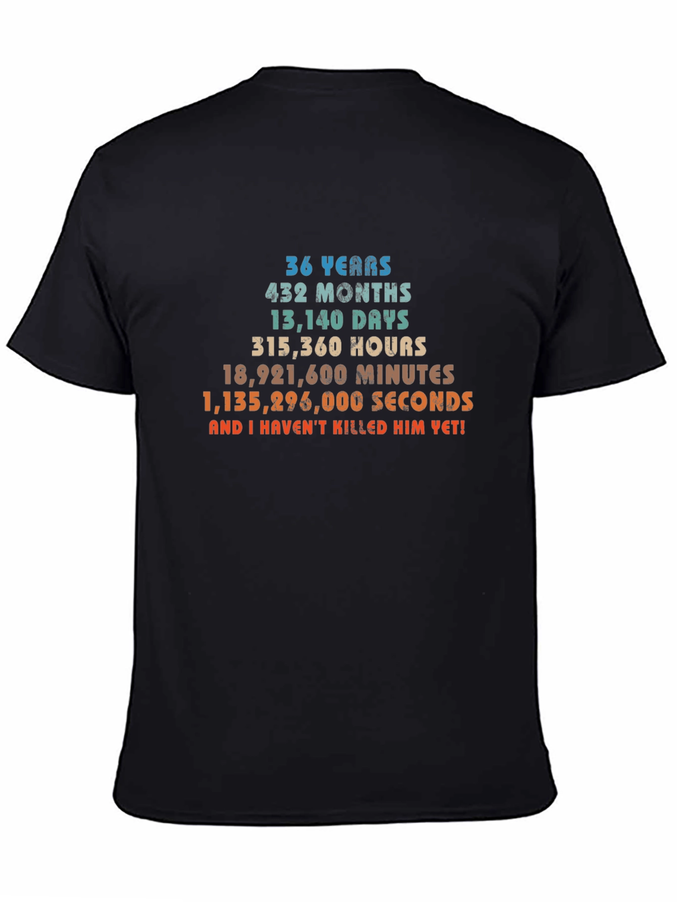 36 Years Anniversary T-Shirt Funny Gift