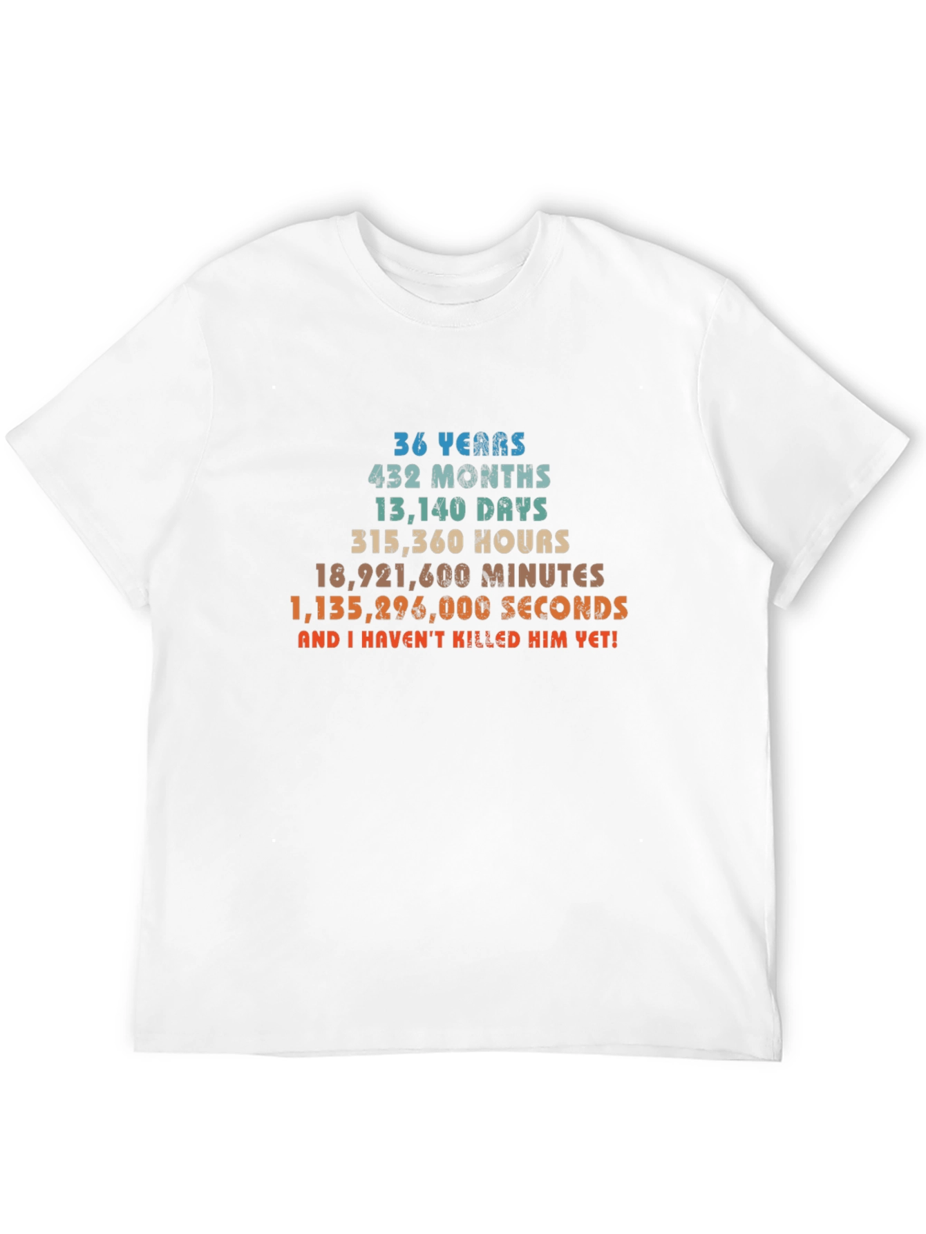 36 Years Anniversary T-Shirt Funny Gift