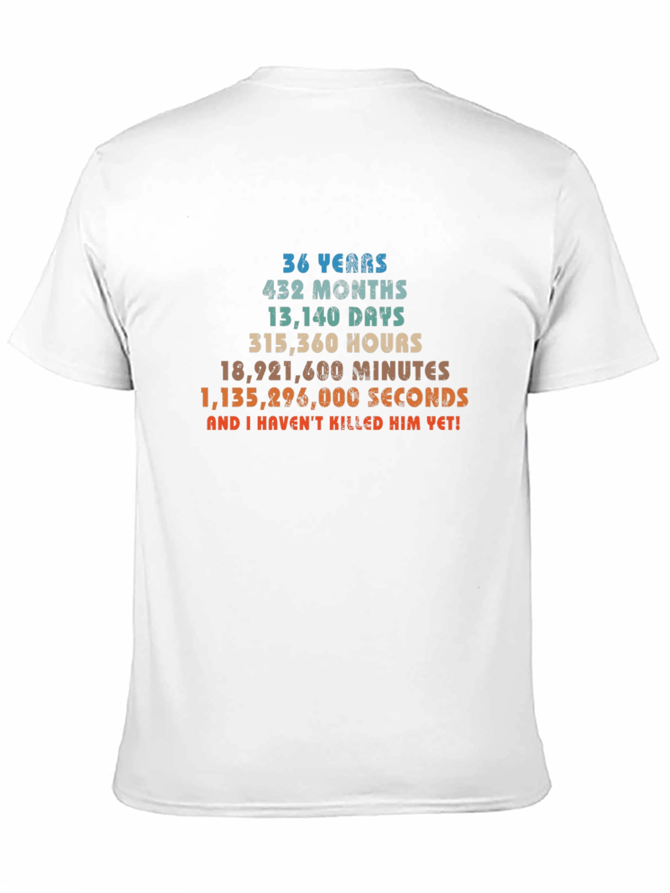 36 Years Anniversary T-Shirt Funny Gift