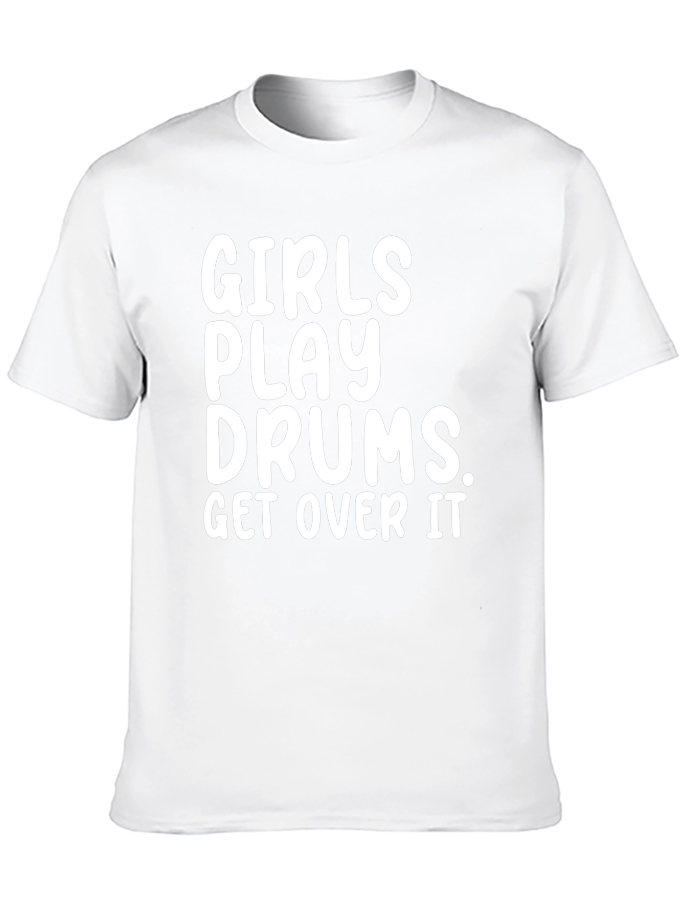 Girls Play Drums Graphic Tee