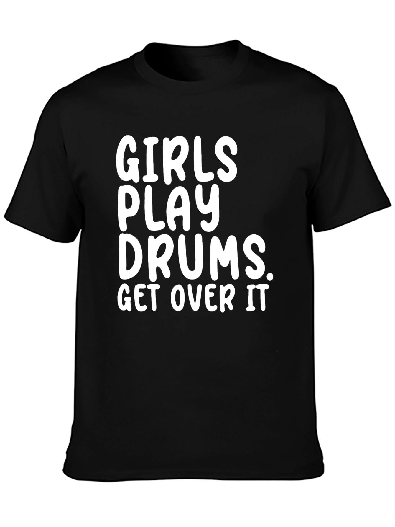 Girls Play Drums Graphic Tee