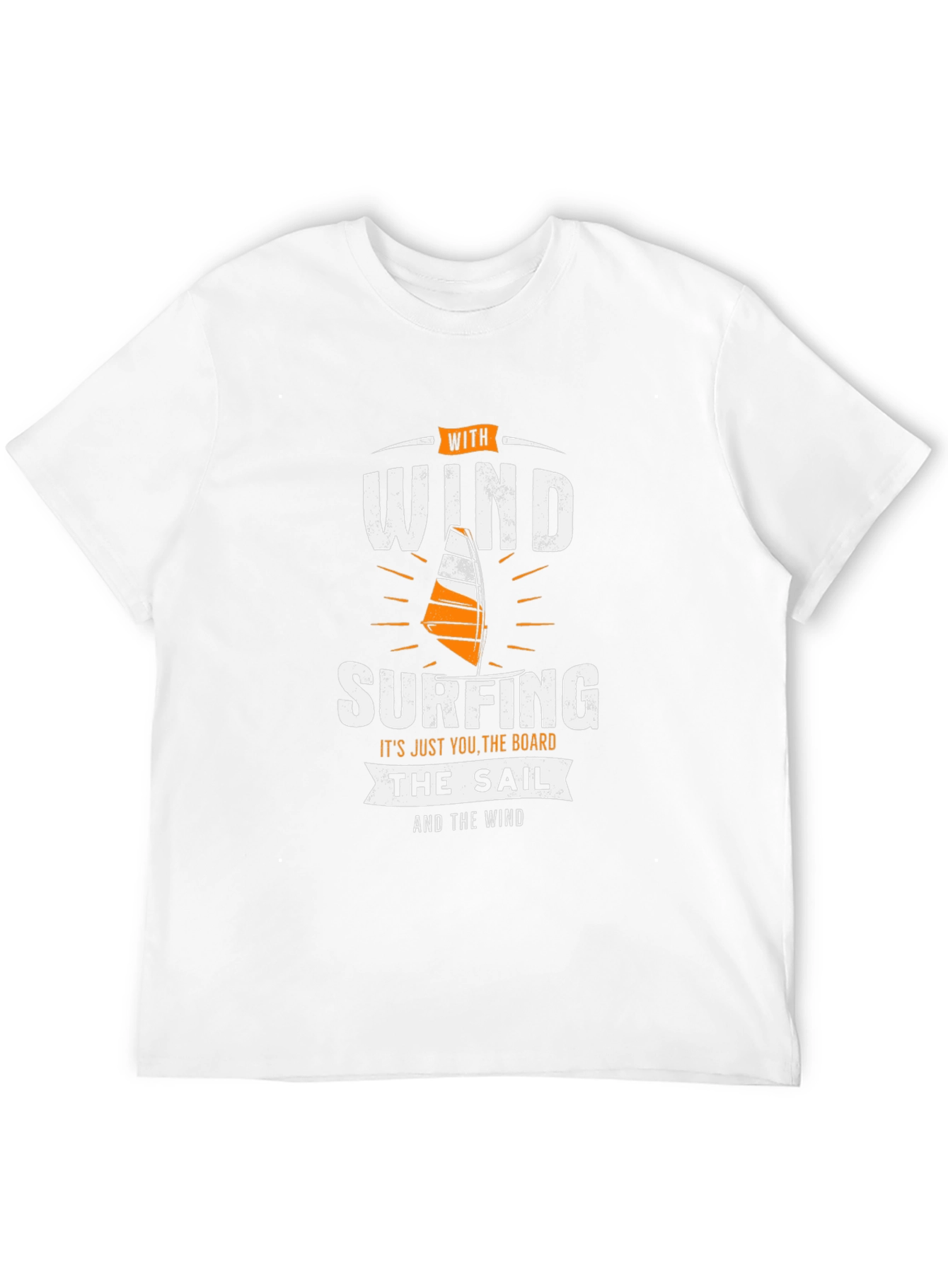 Windsurfing T-Shirt - Board Sail and Wind