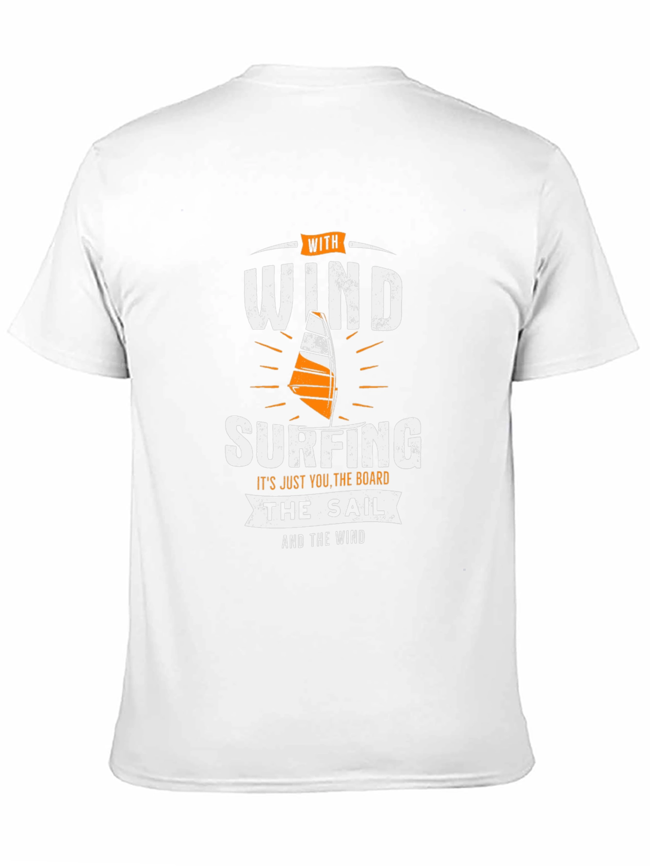 Windsurfing T-Shirt - Board Sail and Wind