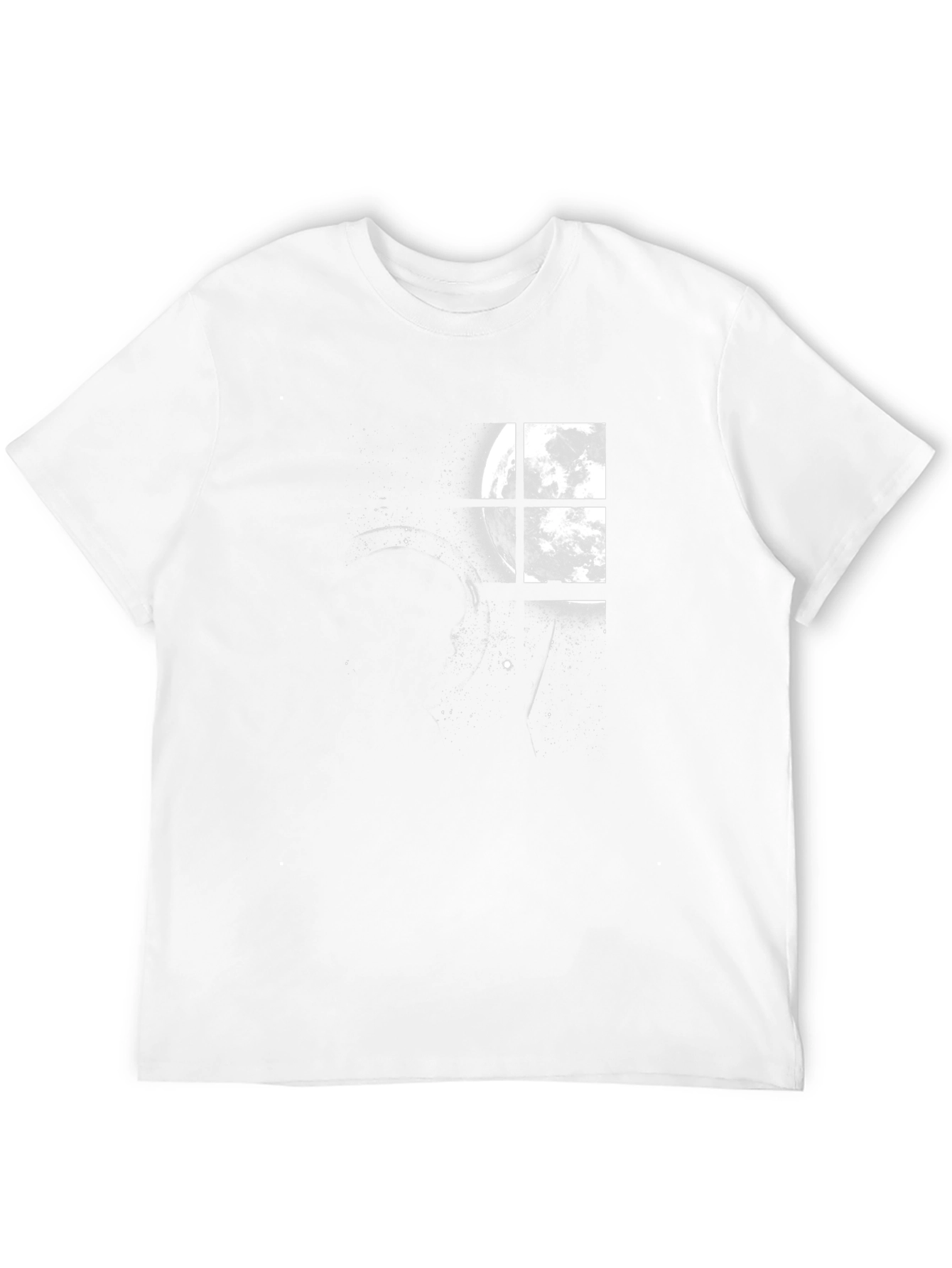 Moonlit Window Tee - Stylish Graphic Print