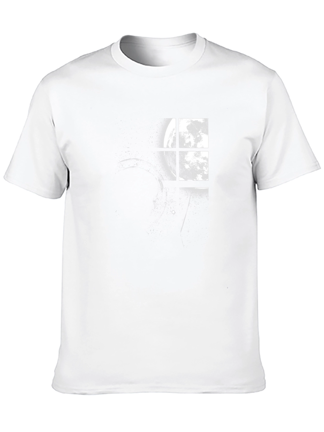 Moonlit Window Tee - Stylish Graphic Print