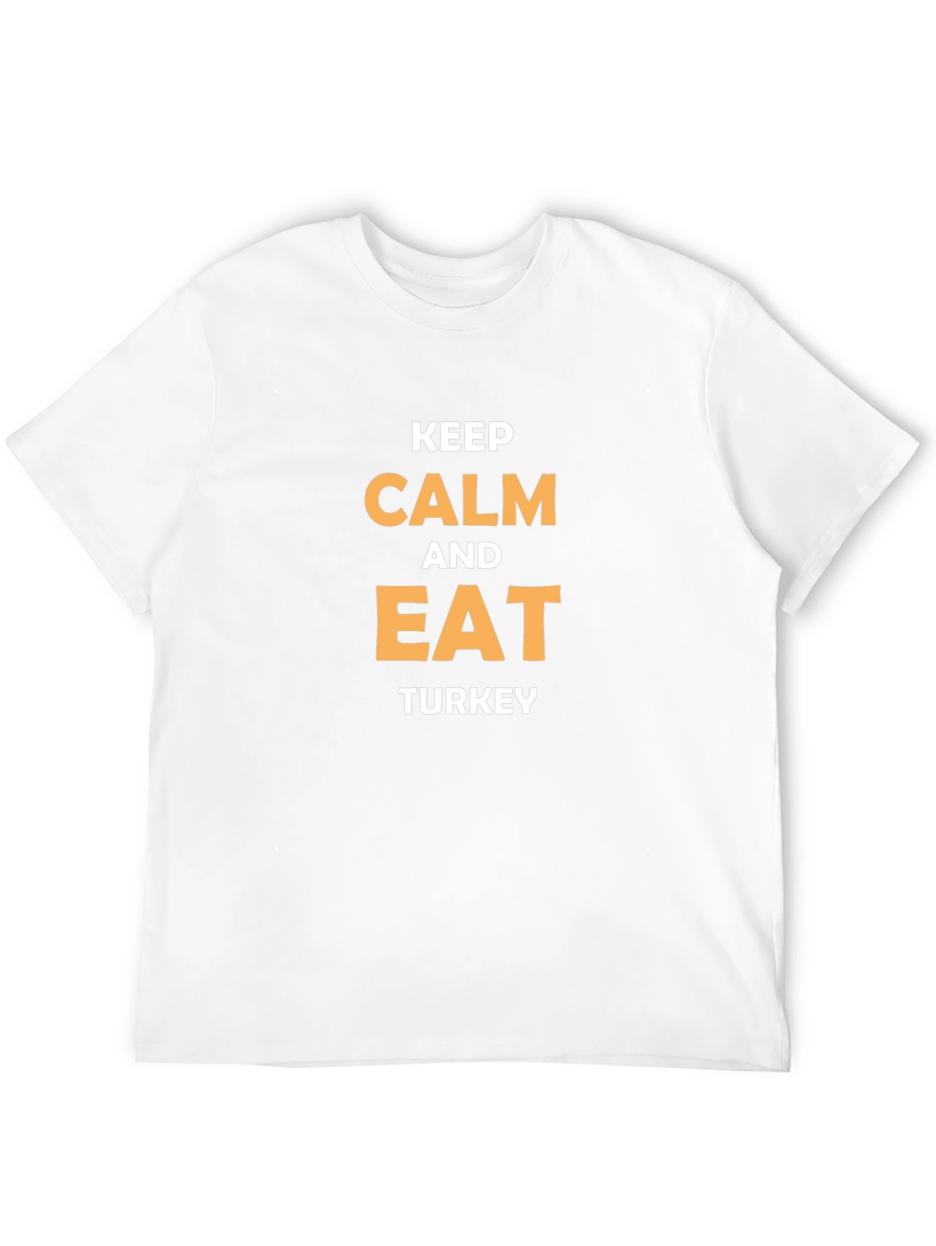 Keep Calm and Eat Turkey Black T-Shirt