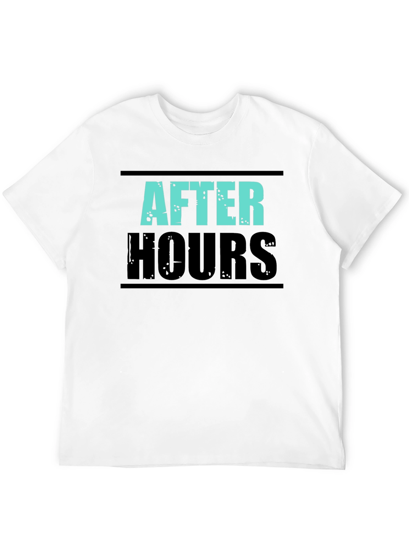 After Hours Graphic Print Black T-Shirt