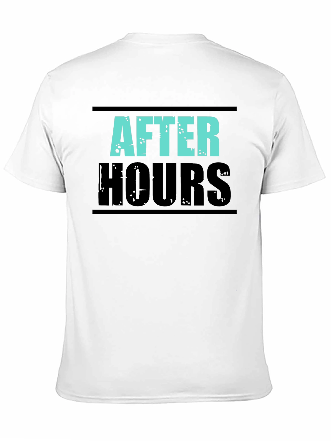 After Hours Graphic Print Black T-Shirt