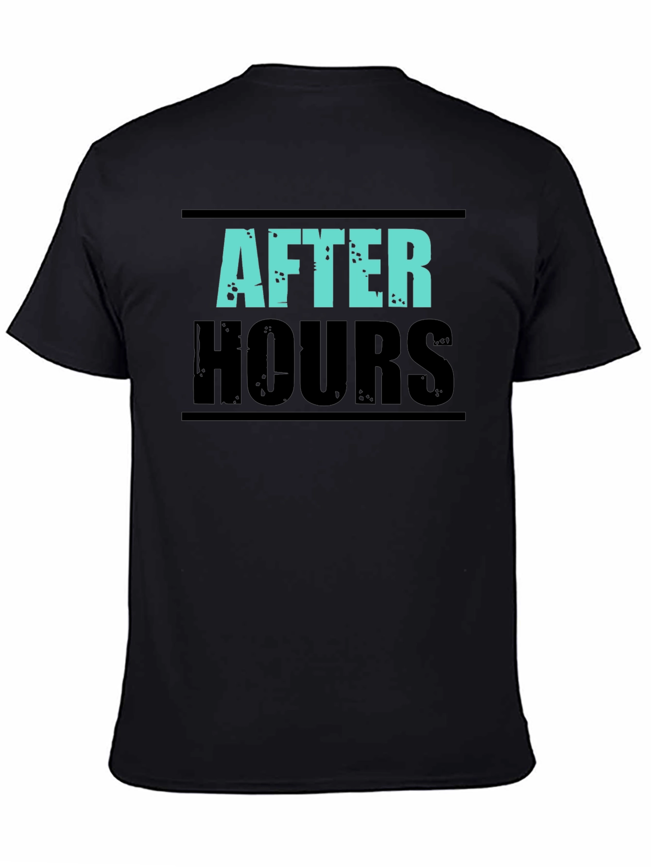 After Hours Graphic Print Black T-Shirt