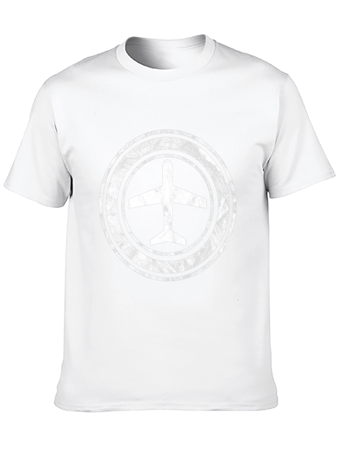 Airplane Logo Black T-Shirt - Pilot Gift