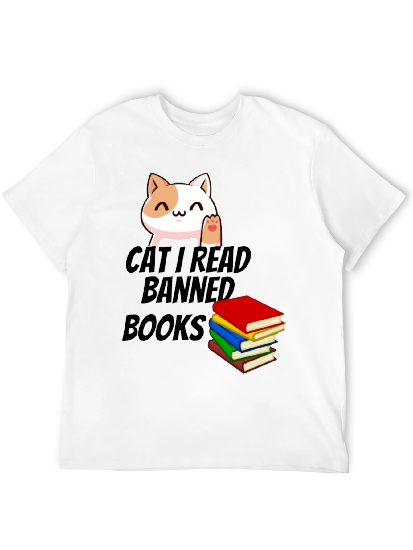 Cat I Read Banned Books T-Shirt