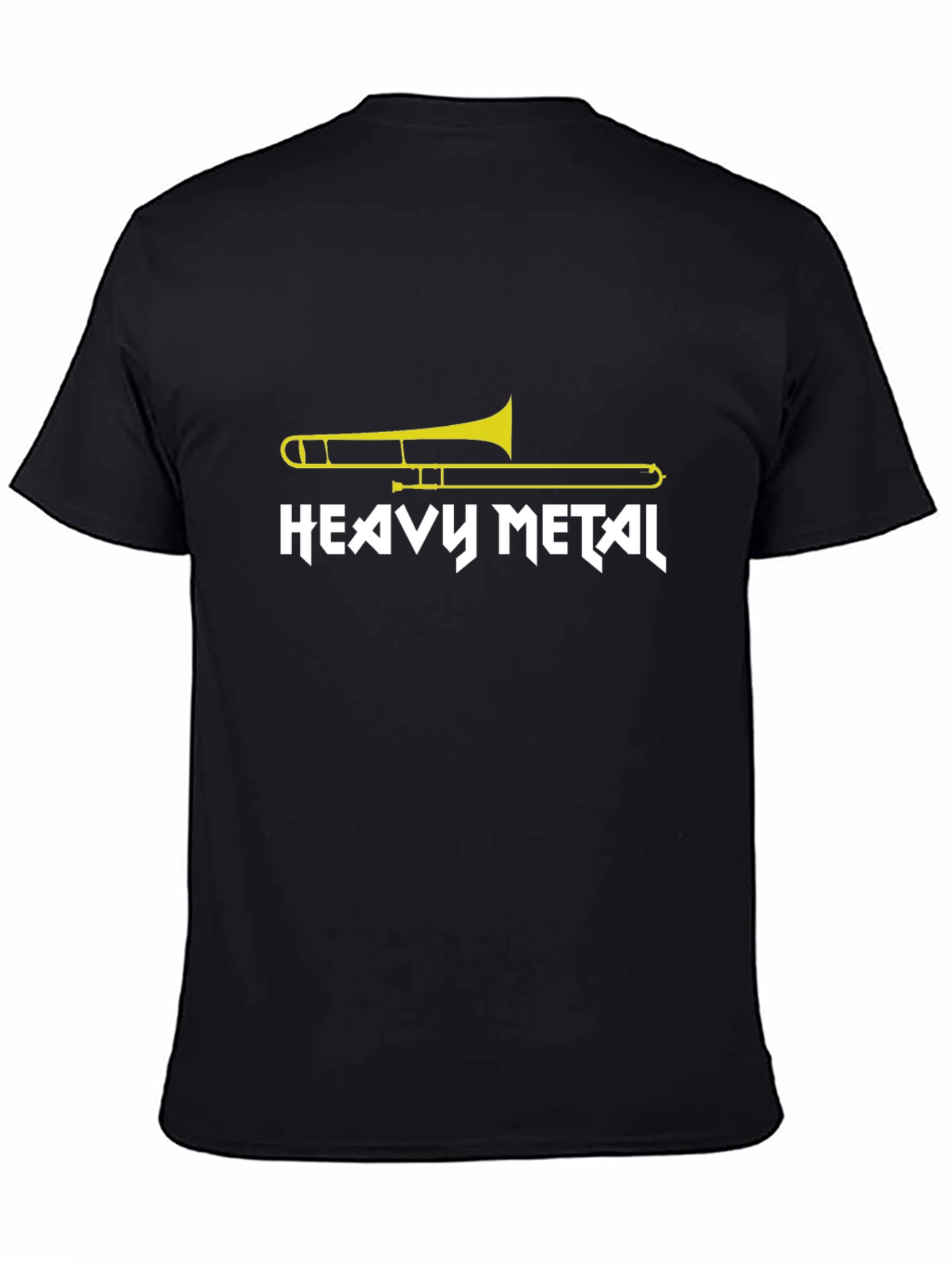 Heavy Metal Trombone Graphic T-Shirt
