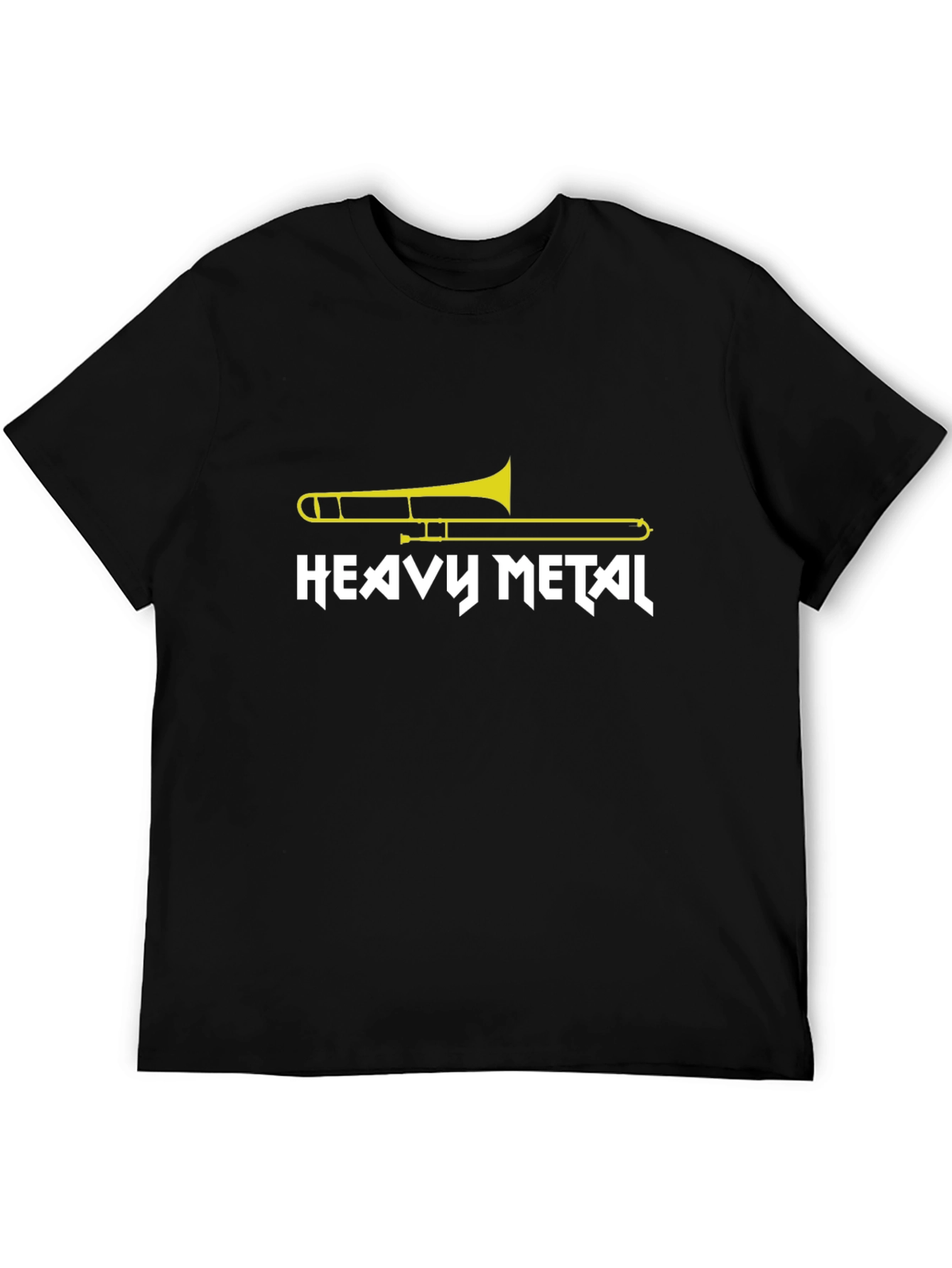 Heavy Metal Trombone Graphic T-Shirt