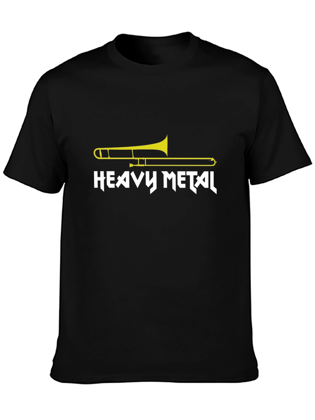 Heavy Metal Trombone Graphic T-Shirt