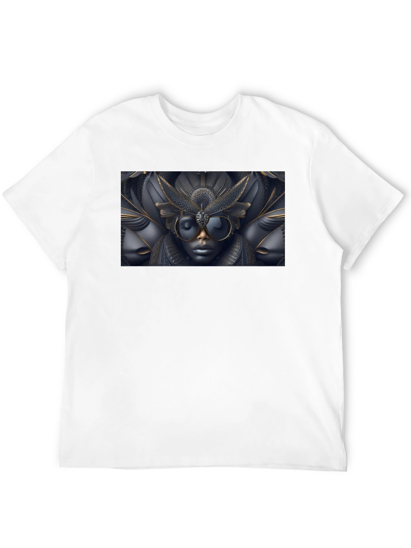 Abstract Art Graphic Black T-Shirt