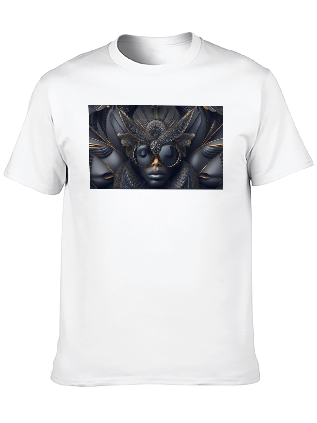 Abstract Art Graphic Black T-Shirt