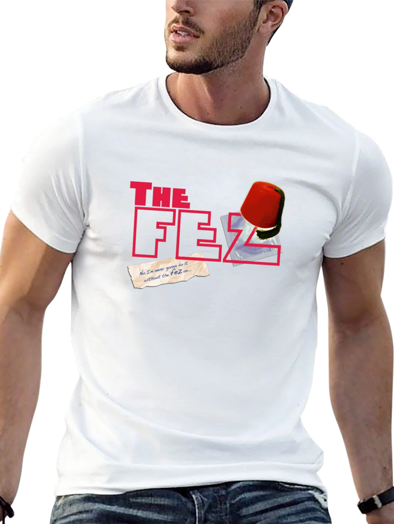 The Fez T-Shirt - Red Fez Design
