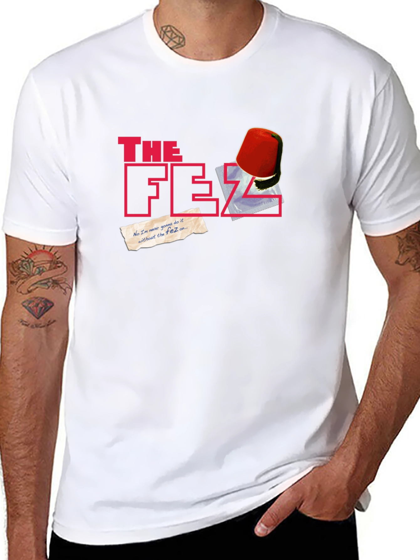 The Fez T-Shirt - Red Fez Design