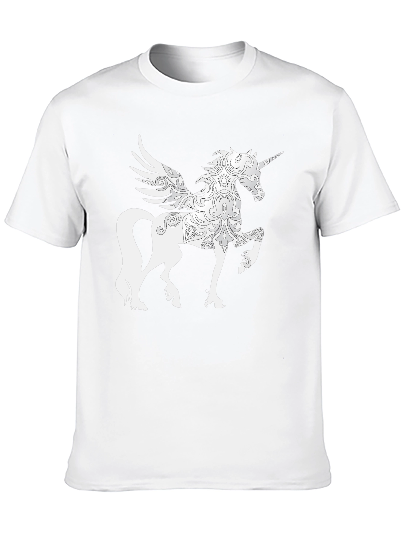 Unicorn Pegasus Graphic Tee - Black