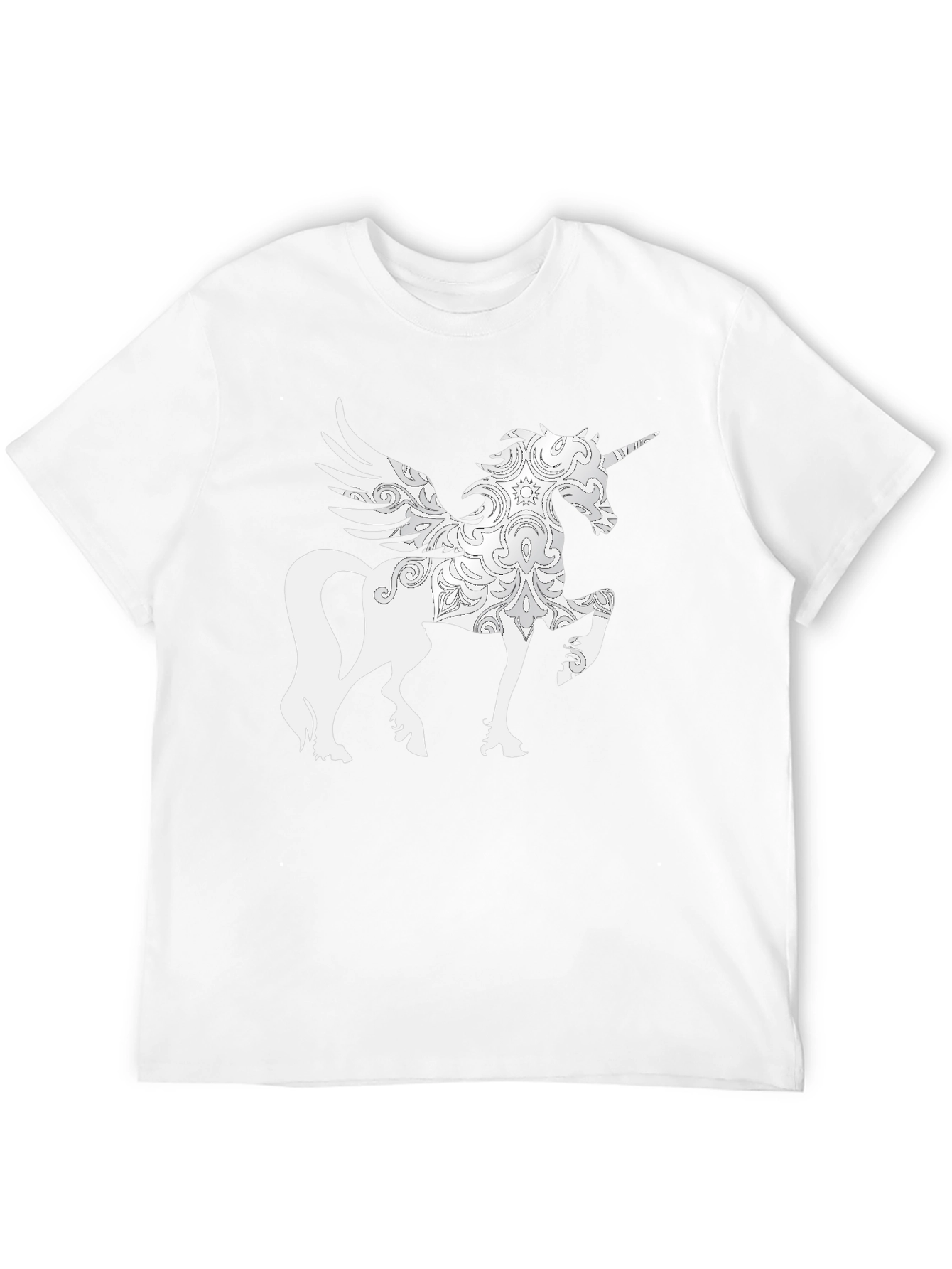 Unicorn Pegasus Graphic Tee - Black