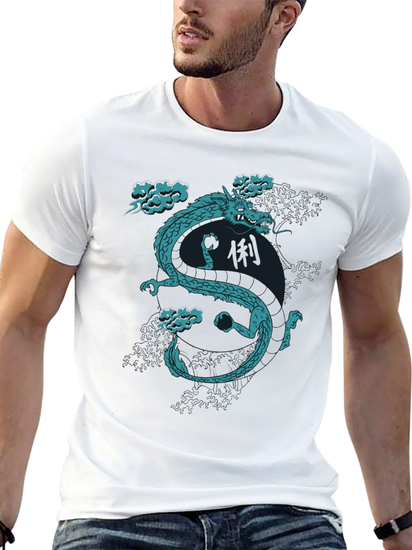 Dragon Graphic T-Shirt - Black