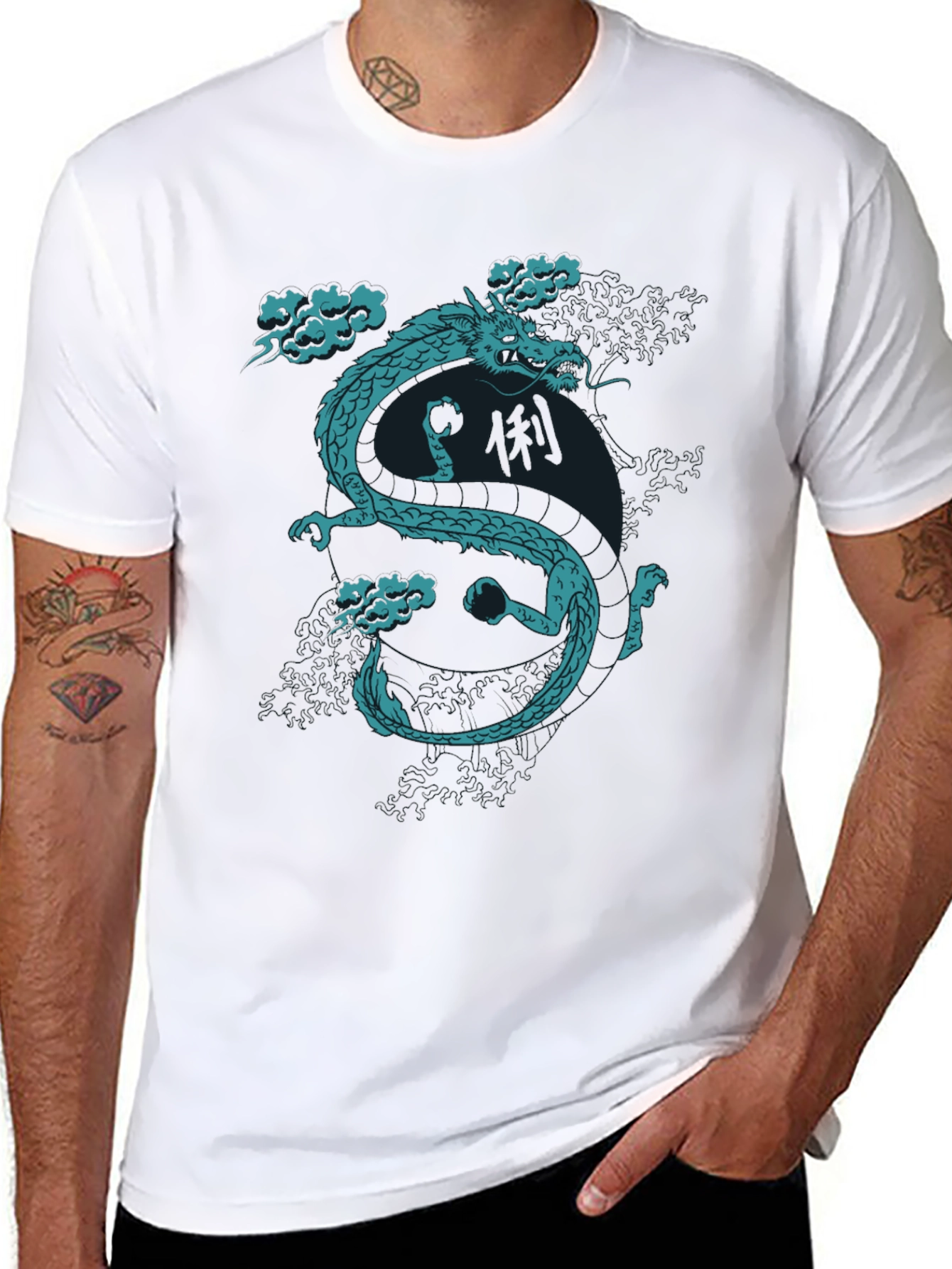 Dragon Graphic T-Shirt - Black
