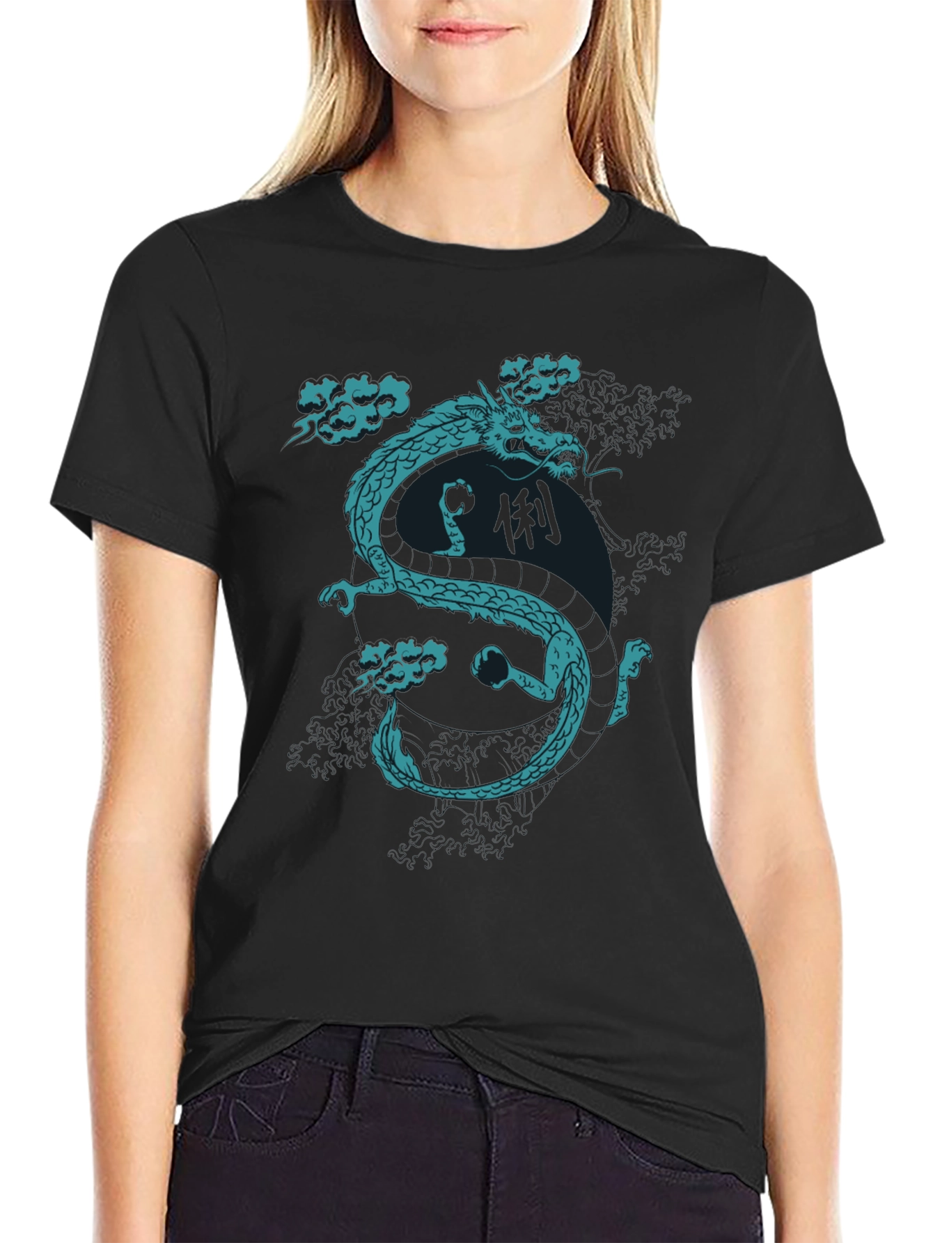 Dragon Graphic T-Shirt - Black