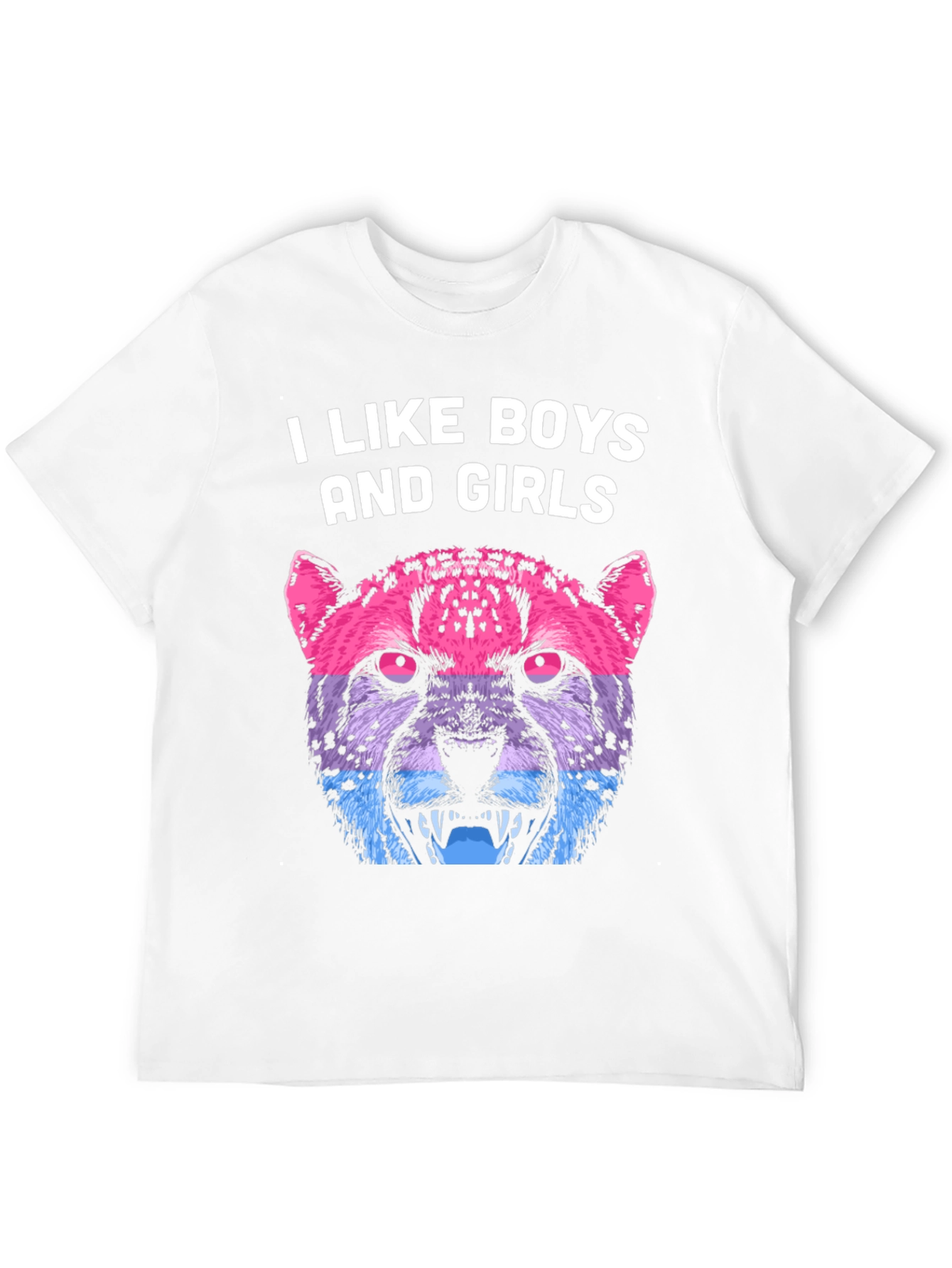 Bisexual Pride T-Shirt - I Like Boys and Girls