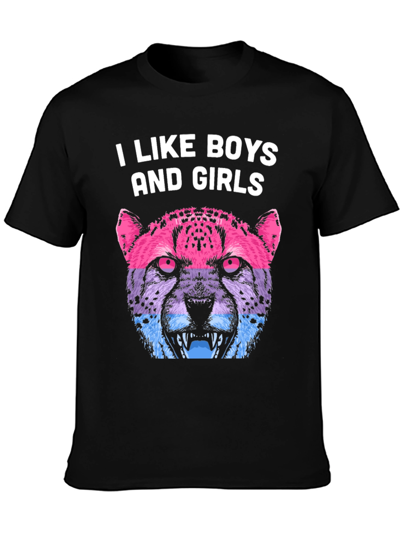 Bisexual Pride T-Shirt - I Like Boys and Girls