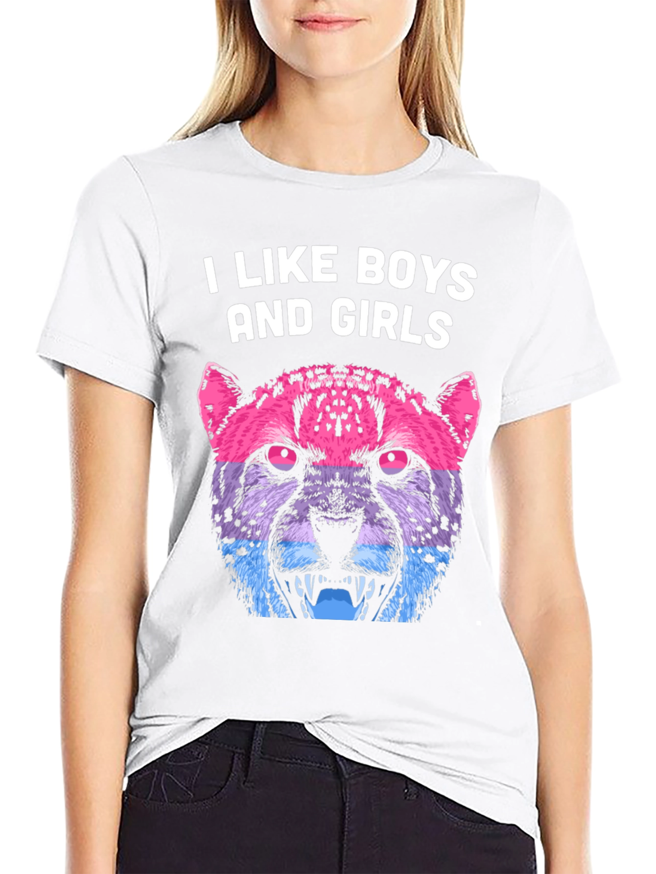 Bisexual Pride T-Shirt - I Like Boys and Girls