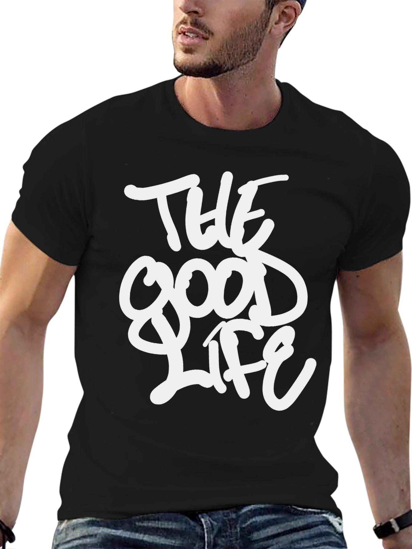 The Good Life Graphic T-Shirt - Black