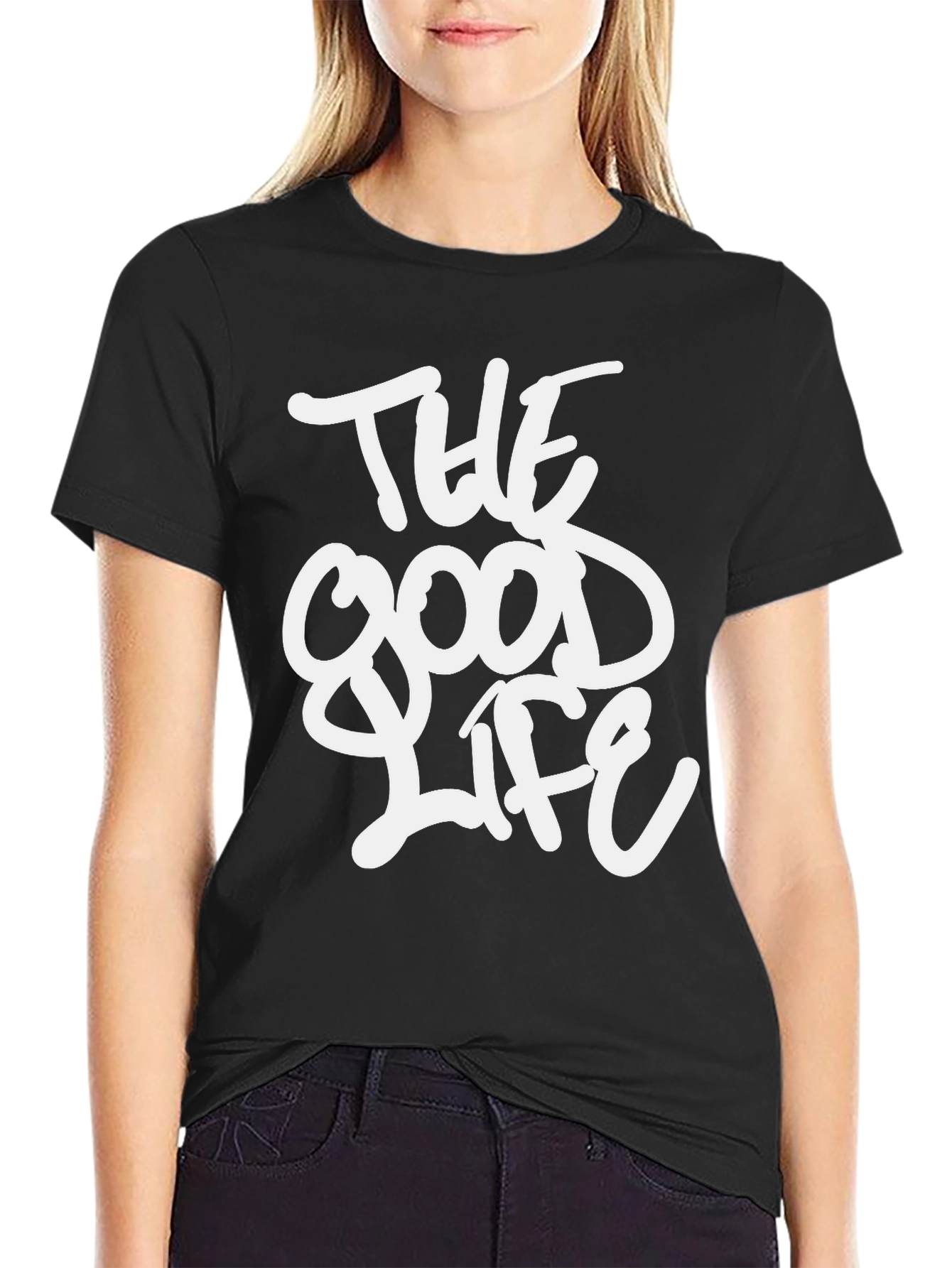 The Good Life Graphic T-Shirt - Black