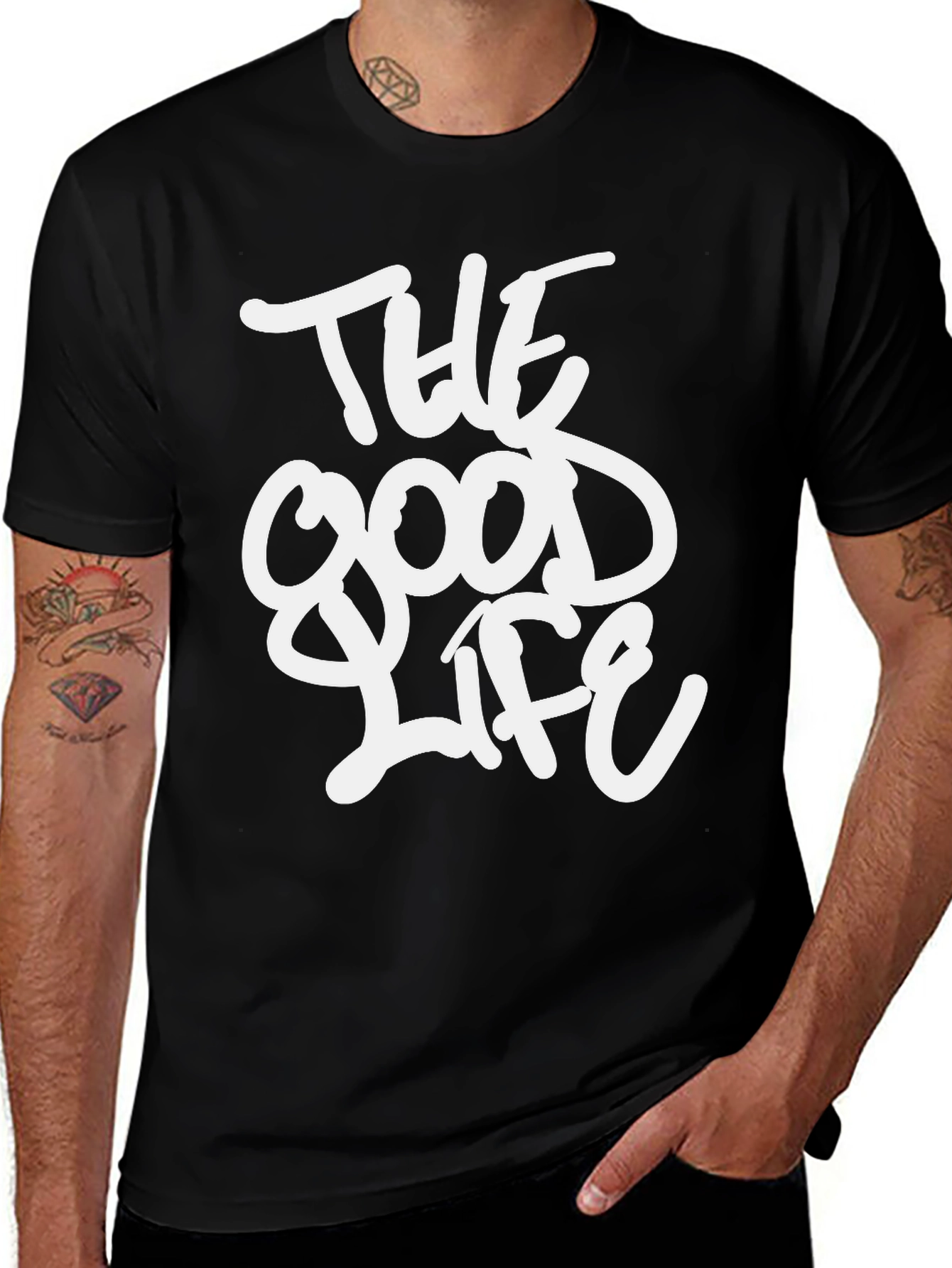 The Good Life Graphic T-Shirt - Black