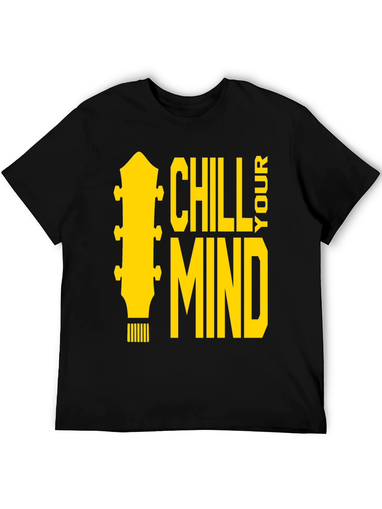 Chill Your Mind Graphic Tee - Black