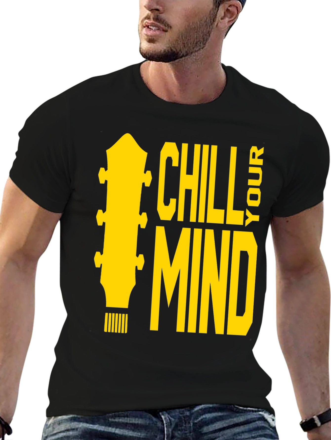 Chill Your Mind Graphic Tee - Black