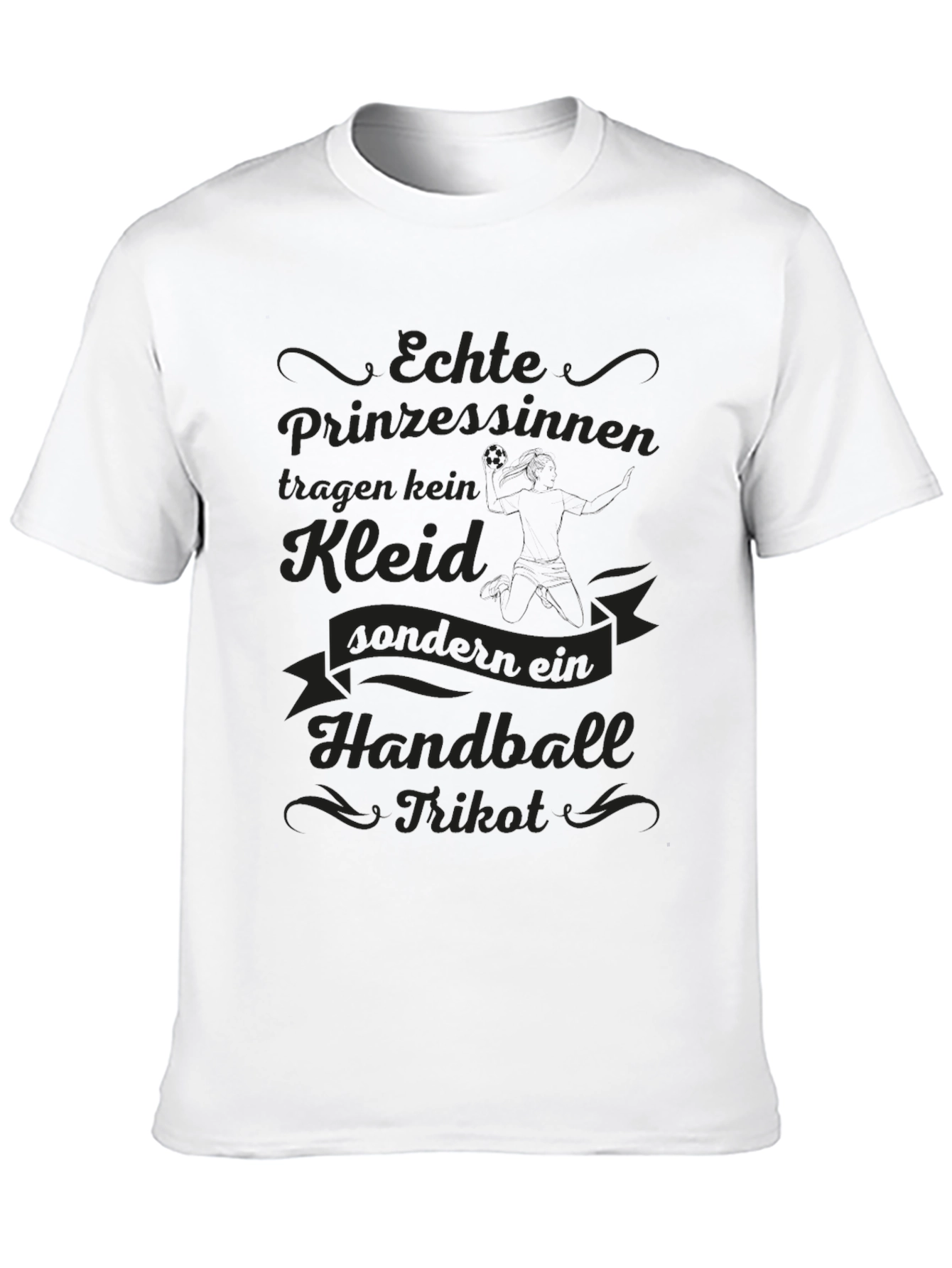 Handball Princess Black T-Shirt