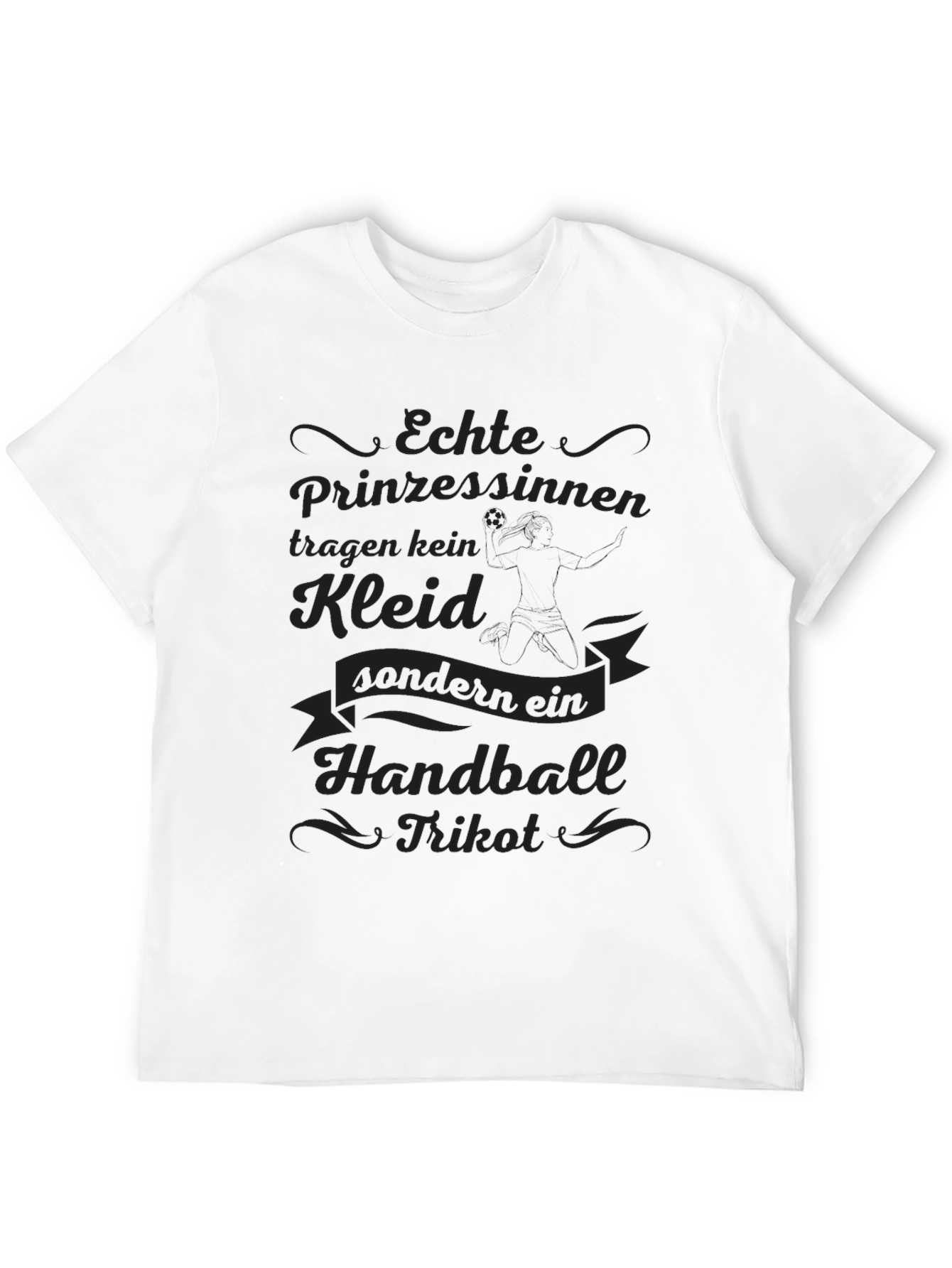 Handball Princess Black T-Shirt