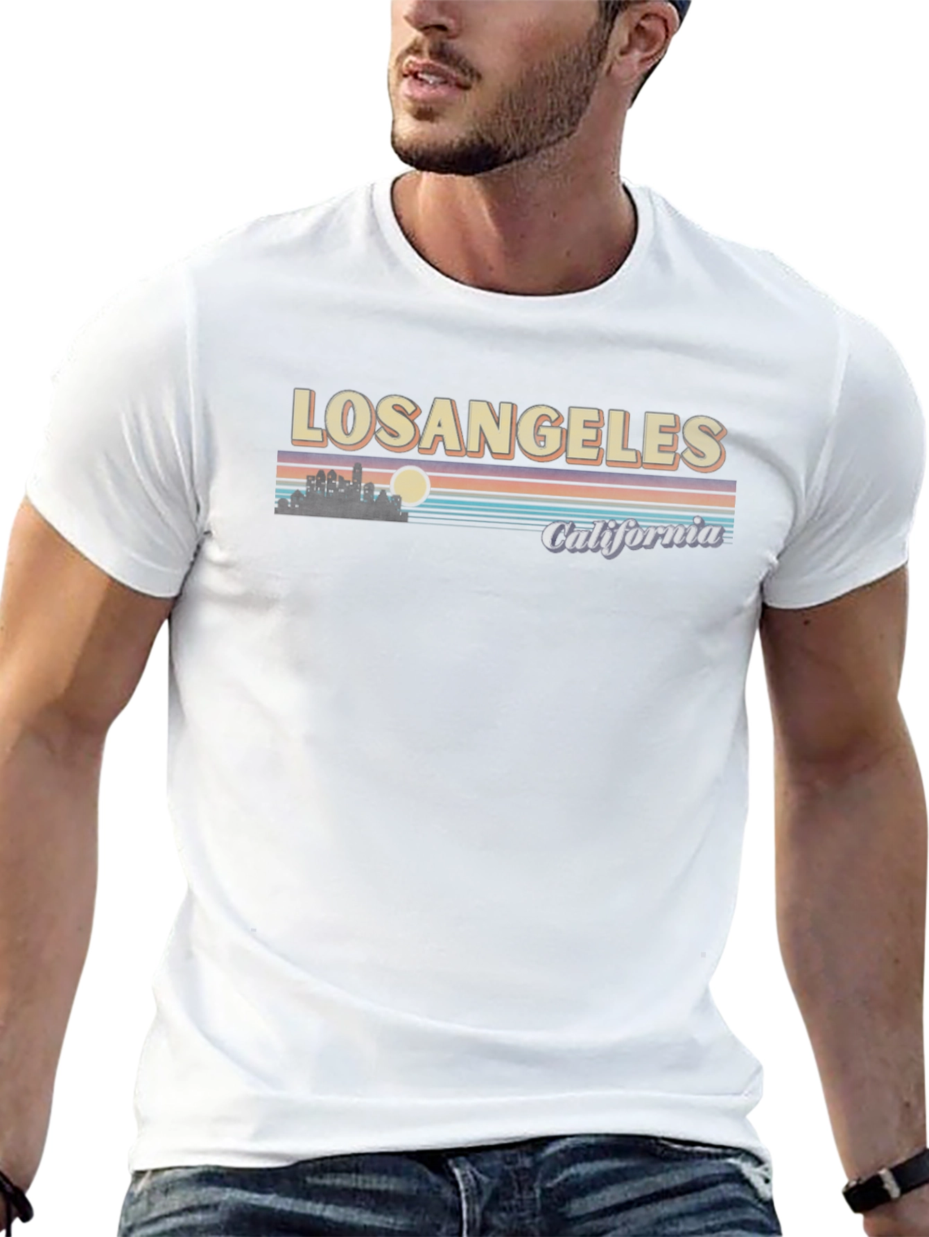 Los Angeles California Retro Graphic T-Shirt