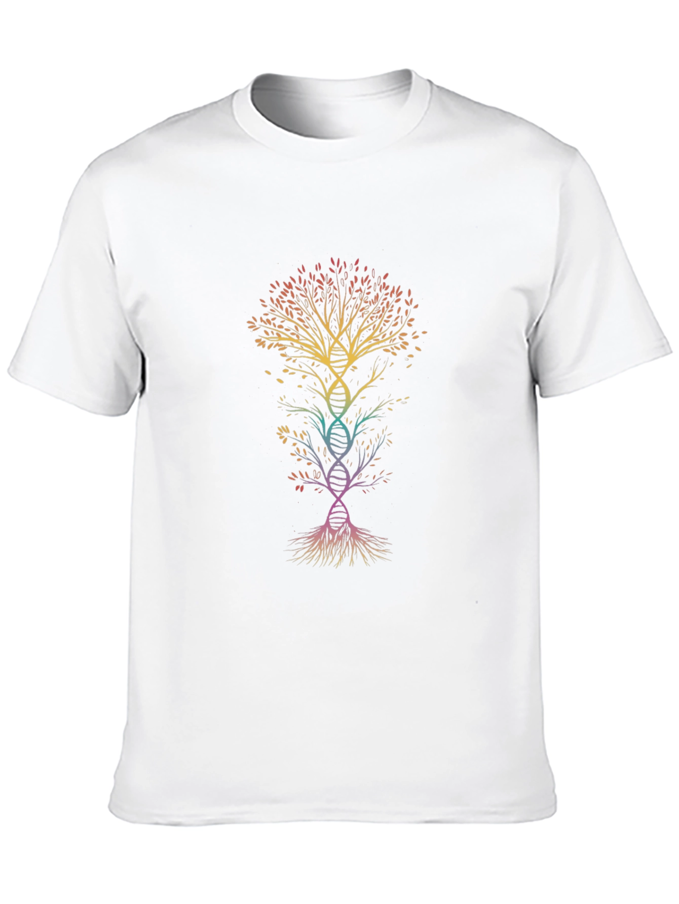 DNA Tree Graphic Tee - Unisex Black T-Shirt