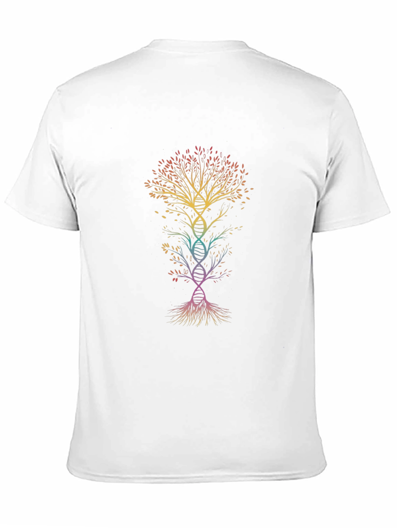 DNA Tree Graphic Tee - Unisex Black T-Shirt