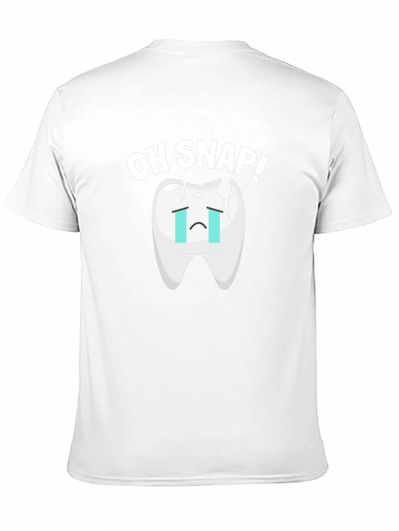 Oh Snap Broken Tooth Graphic T-Shirt