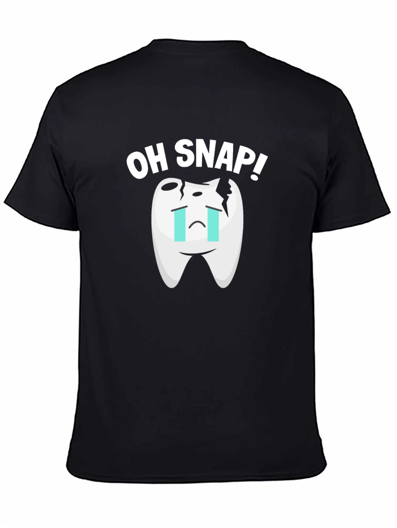 Oh Snap Broken Tooth Graphic T-Shirt