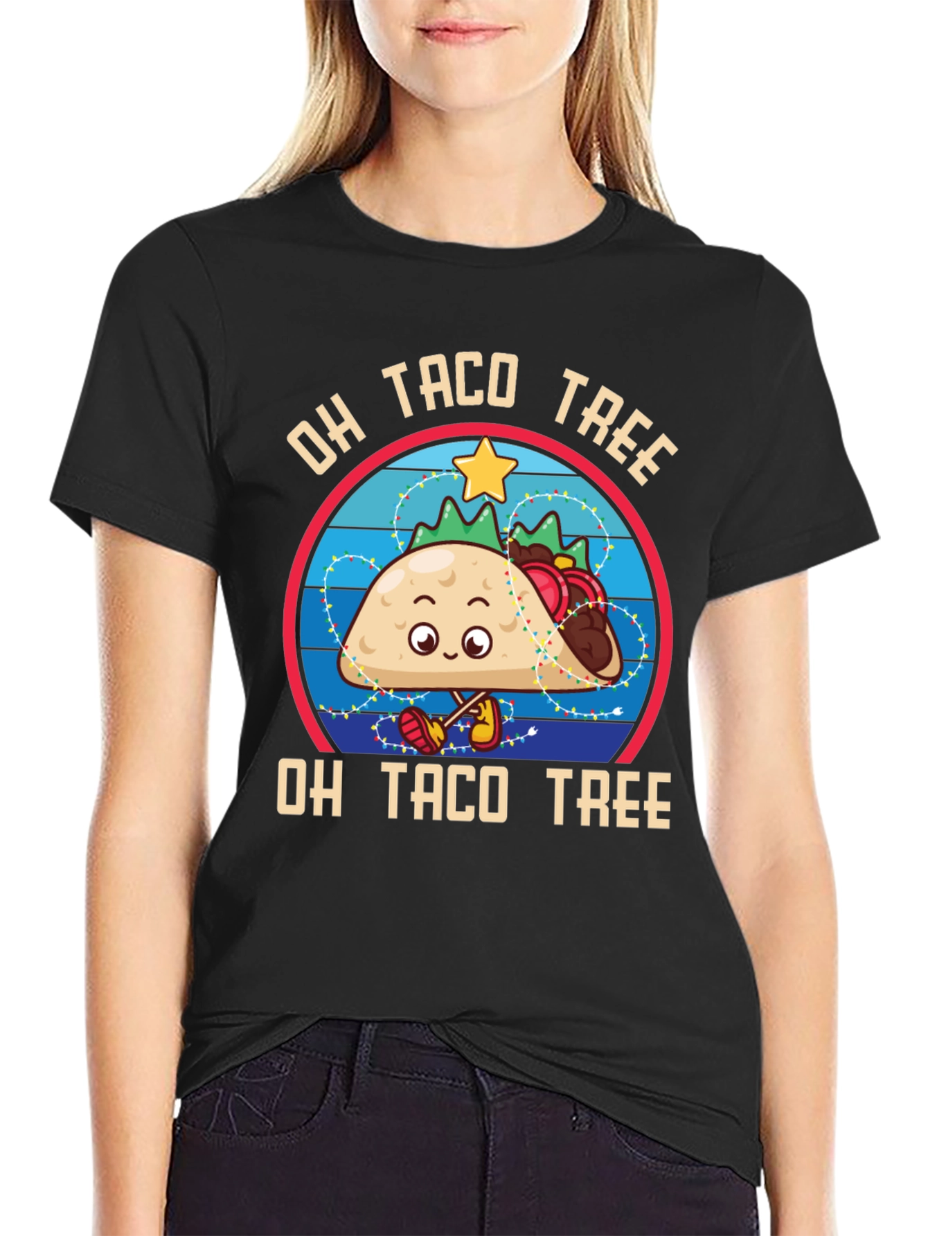 Oh Taco Tree Christmas T-Shirt