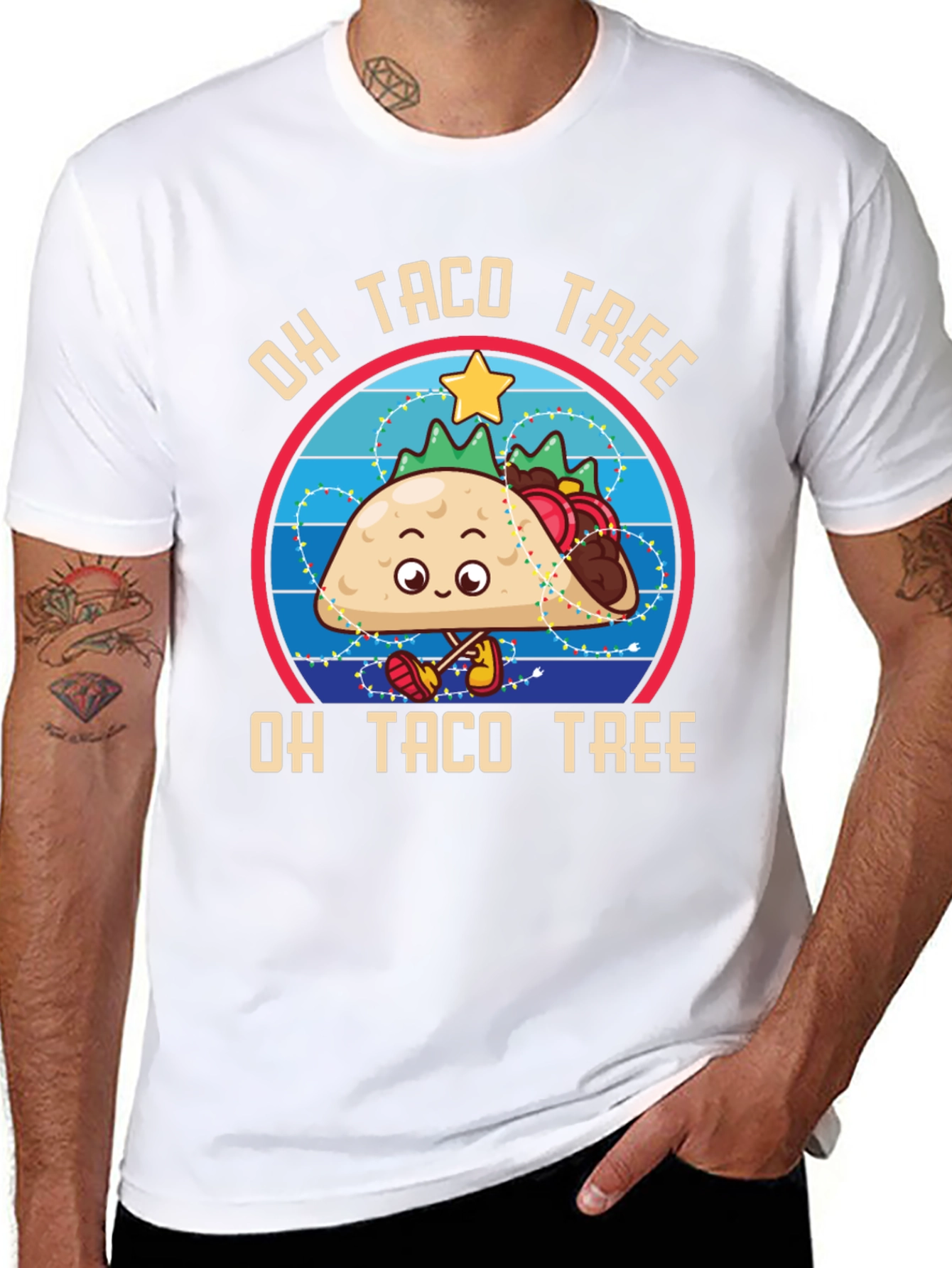 Oh Taco Tree Christmas T-Shirt